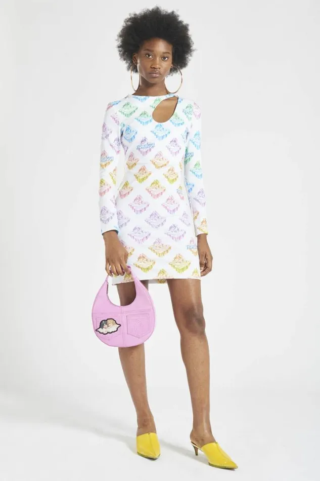 Rainbow Glacier Mini Dress Multi Multi Women Fiorucci Rainbow Glacier Mini Dress Multi Multi Women Fiorucci
