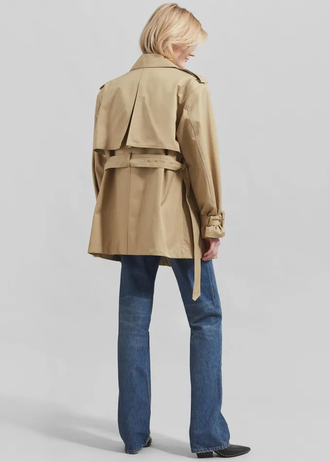 Raleigh Trench Coat 8211 Beige Women The Frankie Shop Clothing