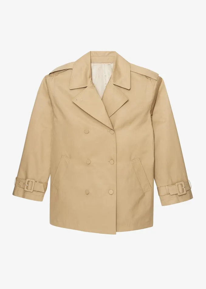 Raleigh Trench Coat 8211 Beige Women The Frankie Shop Clothing