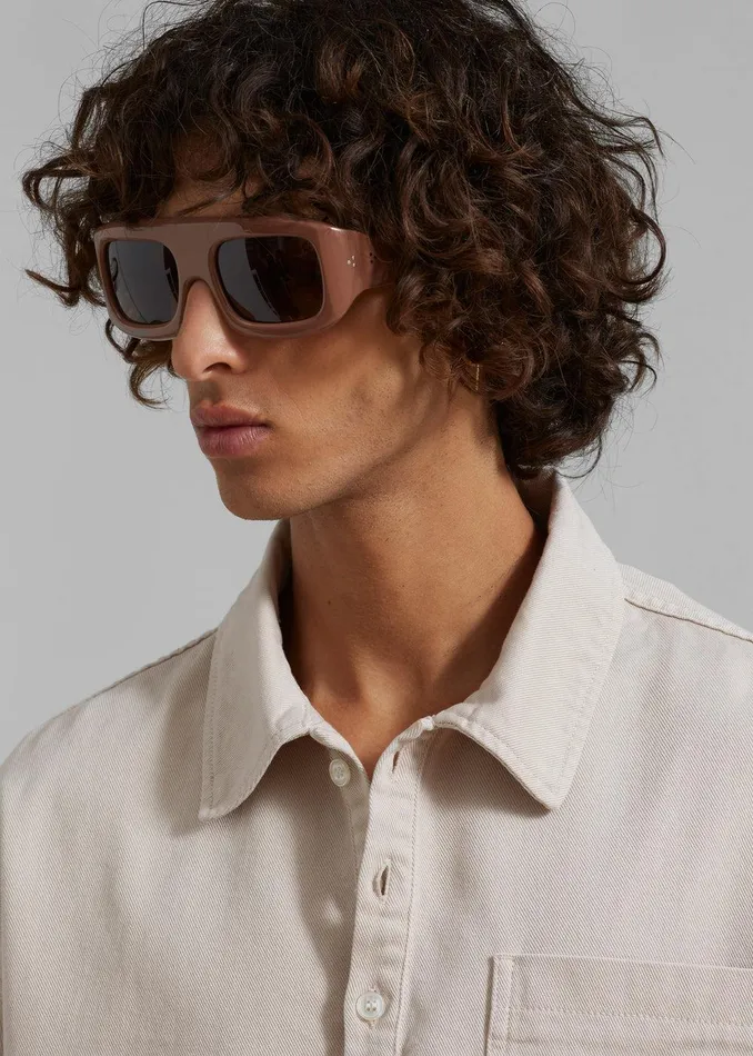 Ray Popover Denim Shirt 8211 Natural Men The Frankie Shop Clothing