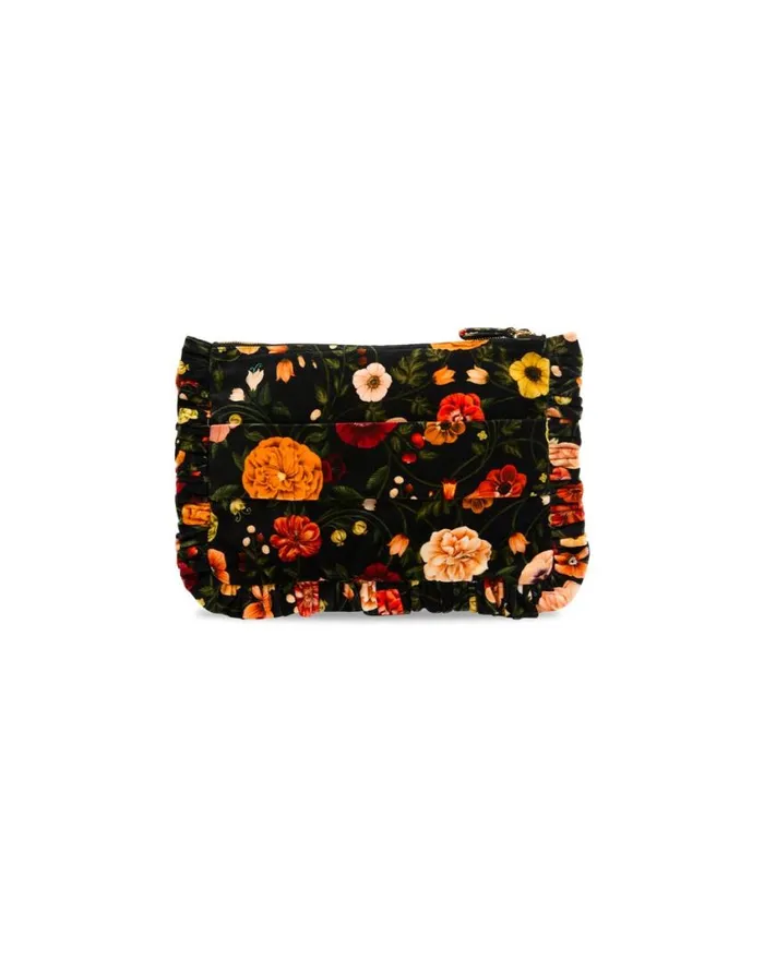 Ready To Wear Bags and Pochettes La Double J Hand Pochette Botticelli Black In Cotton Velvet Ready To Wear Bags and Pochettes La Double J Hand Pochette Botticelli Black In Cotton Velvet