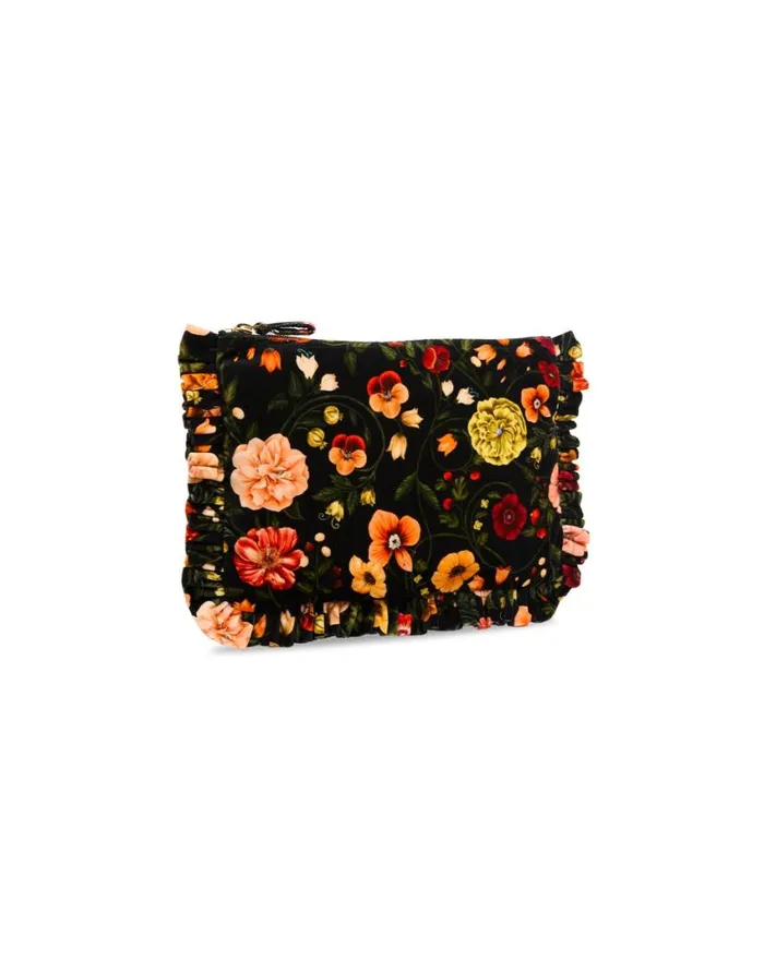 Ready To Wear Bags and Pochettes La Double J Hand Pochette Botticelli Black In Cotton Velvet Ready To Wear Bags and Pochettes La Double J Hand Pochette Botticelli Black In Cotton Velvet