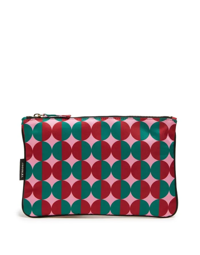 Ready To Wear Bags and Pochettes La Double J Pochette Mezzaluna Pink In Duchesse