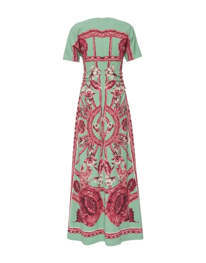 Ready To Wear Dresses La Double J Angelica Dress Zodiac Place Acquamarine In Envers Satin Ready To Wear Dresses La Double J Angelica Dress Zodiac Place Acquamarine In Envers Satin