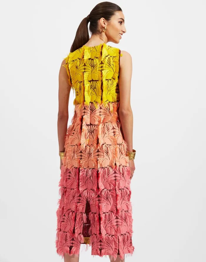 Ready To Wear Dresses La Double J Column Dress Jacquard Multicolor In Jacquard Ready To Wear Dresses La Double J Column Dress Jacquard Multicolor In Jacquard