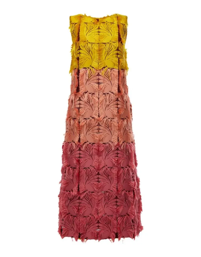 Ready To Wear Dresses La Double J Column Dress Jacquard Multicolor In Jacquard Ready To Wear Dresses La Double J Column Dress Jacquard Multicolor In Jacquard