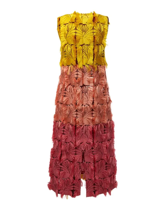 Ready To Wear Dresses La Double J Column Dress Jacquard Multicolor In Jacquard Ready To Wear Dresses La Double J Column Dress Jacquard Multicolor In Jacquard