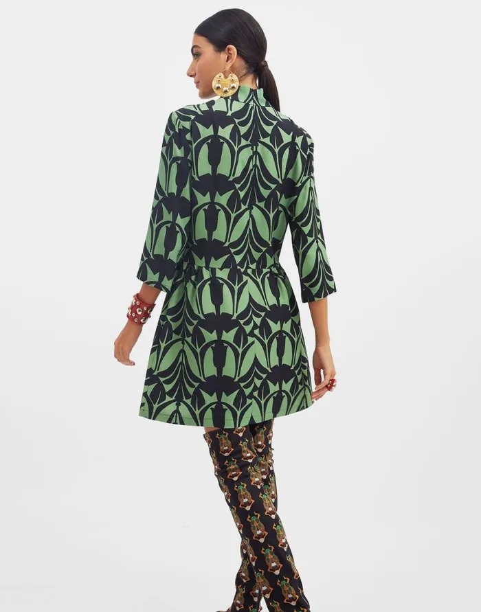 Ready To Wear Dresses La Double J Juliet Dress Papyrus Green In Sabl Satin Ready To Wear Dresses La Double J Juliet Dress Papyrus Green In Sabl Satin