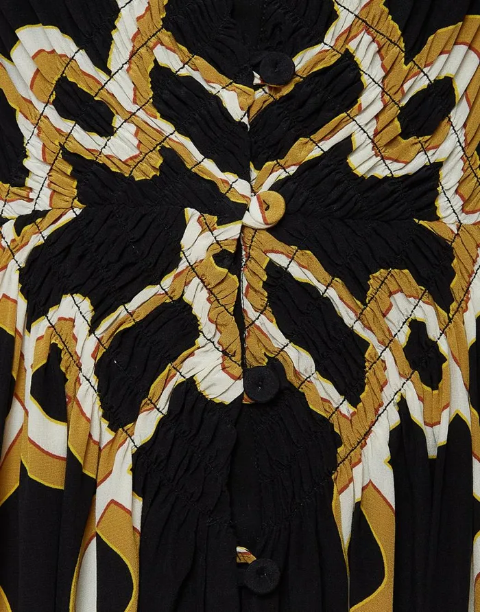 Ready To Wear Dresses La Double J Long Camerino Dress Tackle Black In Crepe De Chine Silk Ready To Wear Dresses La Double J Long Camerino Dress Tackle Black In Crepe De Chine Silk