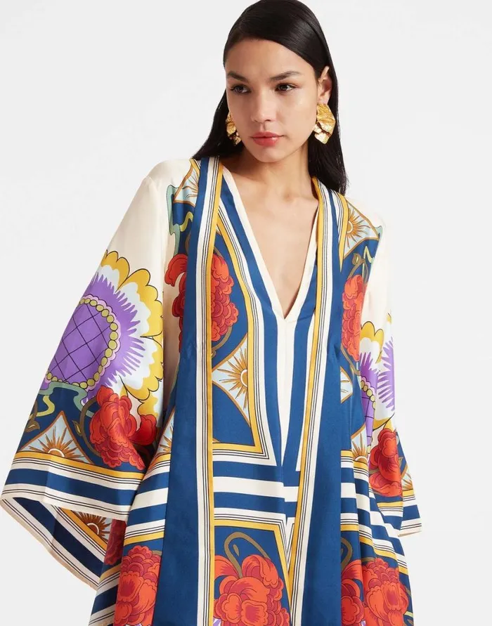 Ready To Wear Dresses La Double J Magnifico Dress Placed Taormina Place Rust In Twill Silk Ready To Wear Dresses La Double J Magnifico Dress Placed Taormina Place Rust In Twill Silk