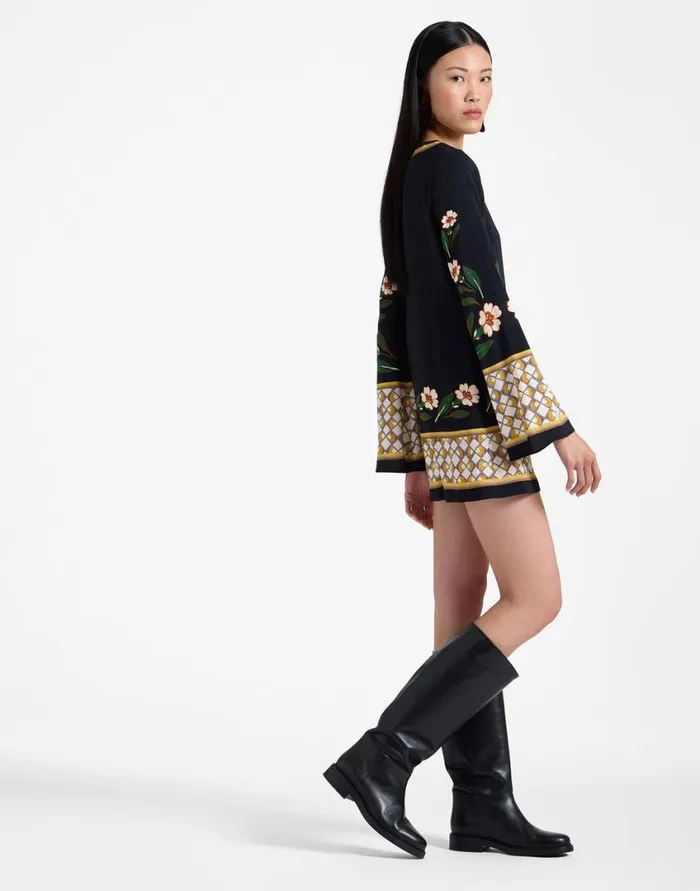 Ready To Wear Dresses La Double J Mini Supreme Swing Dress Dazed Place Black In Sable Ready To Wear Dresses La Double J Mini Supreme Swing Dress Dazed Place Black In Sable
