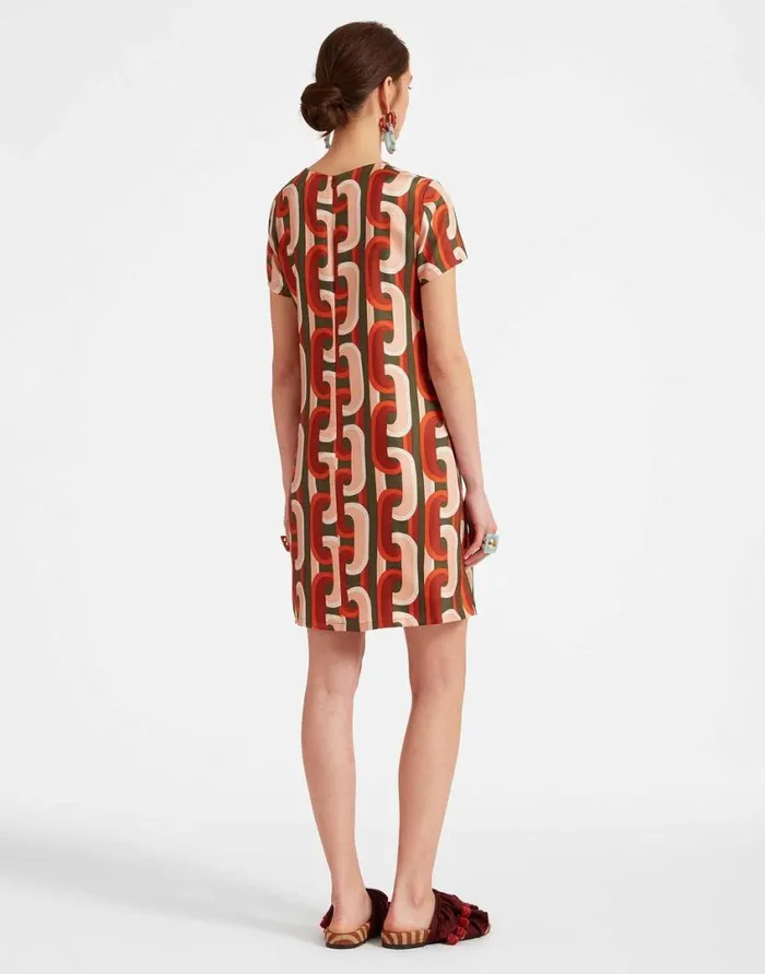 Ready To Wear Dresses La Double J Mini Swing Dress Prometheus Pale Pink In Silk Twill Ready To Wear Dresses La Double J Mini Swing Dress Prometheus Pale Pink In Silk Twill