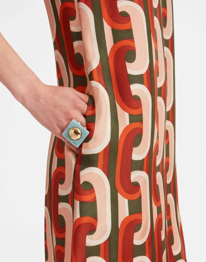 Ready To Wear Dresses La Double J Mini Swing Dress Prometheus Pale Pink In Silk Twill Ready To Wear Dresses La Double J Mini Swing Dress Prometheus Pale Pink In Silk Twill
