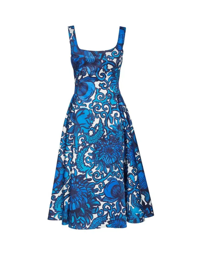Ready To Wear Dresses La Double J Sophia Dress Anemone In Heavy Cotton Stretch Ready To Wear Dresses La Double J Sophia Dress Anemone In Heavy Cotton Stretch