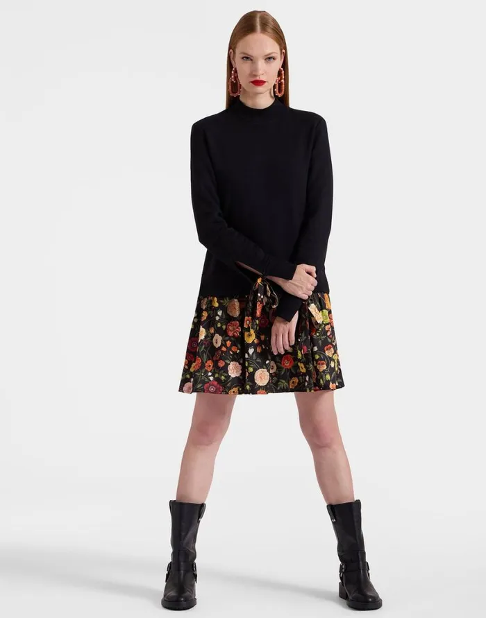 Ready To Wear Dresses La Double J Sporty Dress Botticelli Black In Twill