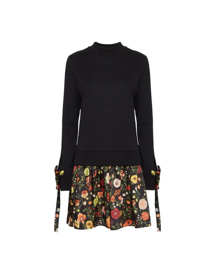 Ready To Wear Dresses La Double J Sporty Dress Botticelli Black In Twill Ready To Wear Dresses La Double J Sporty Dress Botticelli Black In Twill