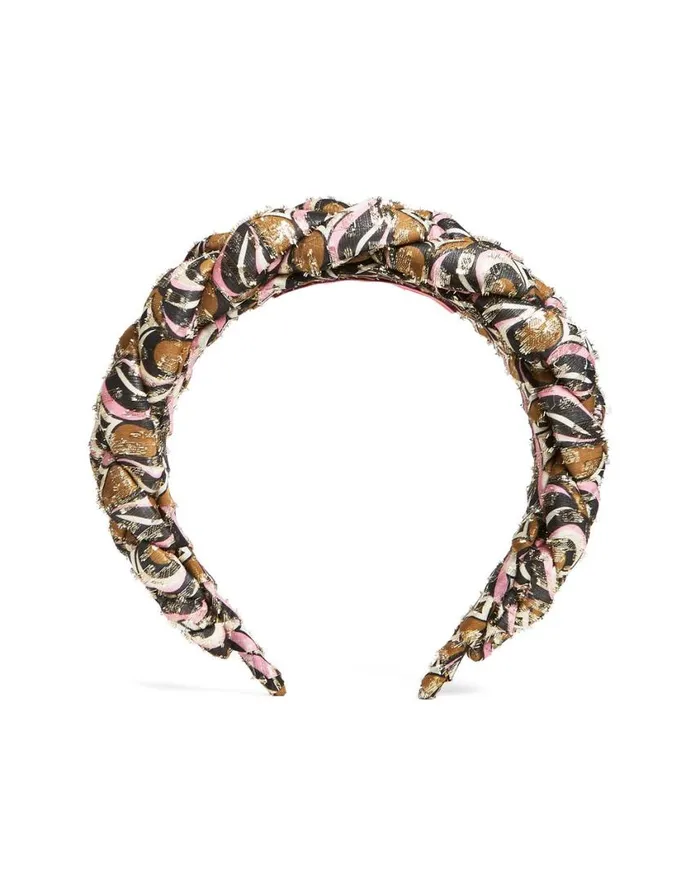 Ready To Wear Hair Accessories La Double J Rapunzel Headband Jive Pink In Lurex Fil Coup Ready To Wear Hair Accessories La Double J Rapunzel Headband Jive Pink In Lurex Fil Coup