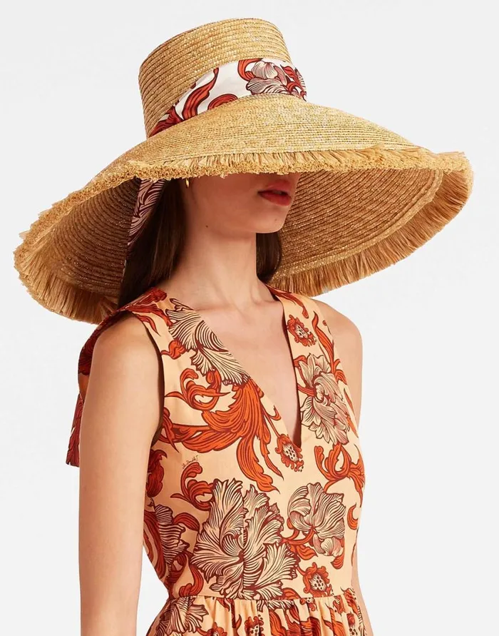 Ready To Wear Hats La Double J The Sun Hat Solid Light Beige In Raffia Ready To Wear Hats La Double J The Sun Hat Solid Light Beige In Raffia