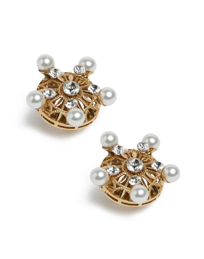 Ready To Wear Jewelry La Double J Corsini Earrings Solid Gold In Brass