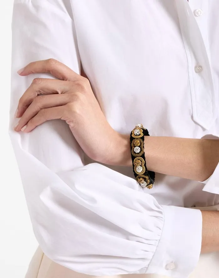 Ready To Wear Jewelry La Double J Tesoro Bracelet Solid Black In Velvet Ready To Wear Jewelry La Double J Tesoro Bracelet Solid Black In Velvet