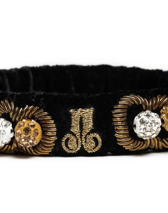 Ready To Wear Jewelry La Double J Tesoro Bracelet Solid Black In Velvet Ready To Wear Jewelry La Double J Tesoro Bracelet Solid Black In Velvet