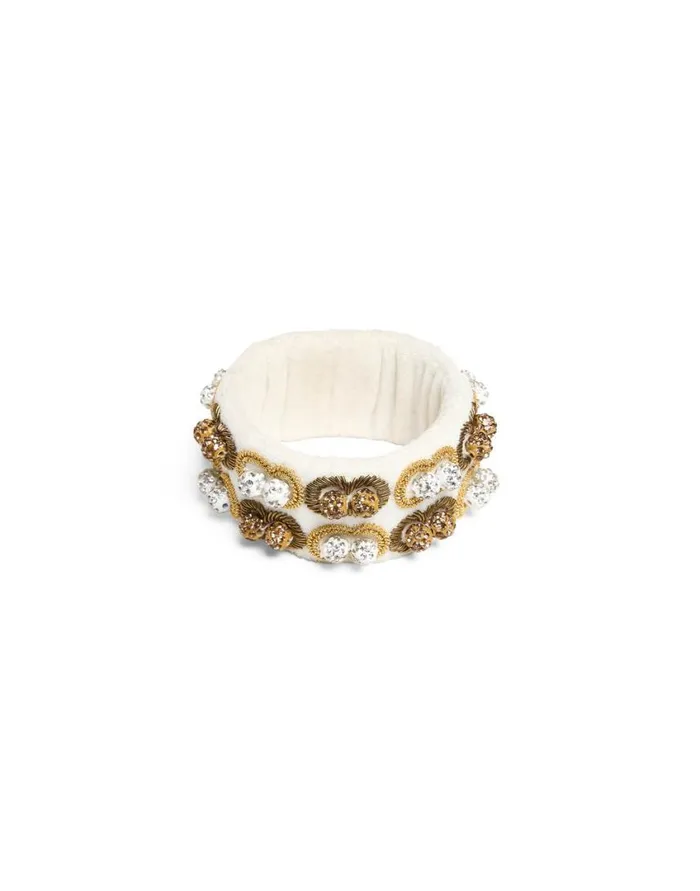 Ready To Wear Jewelry La Double J Tesoro Double Bracelet Solid Ivory In Velvet Ready To Wear Jewelry La Double J Tesoro Double Bracelet Solid Ivory In Velvet