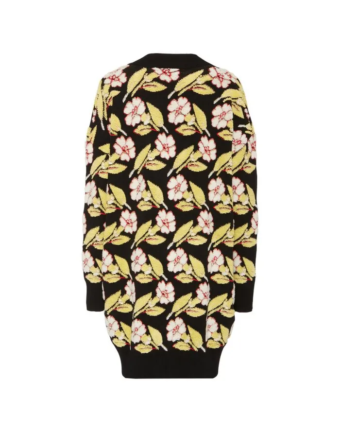 Ready To Wear Knitwear La Double J Mayfair Cardigan Mayfair Black In Jacquard Ready To Wear Knitwear La Double J Mayfair Cardigan Mayfair Black In Jacquard
