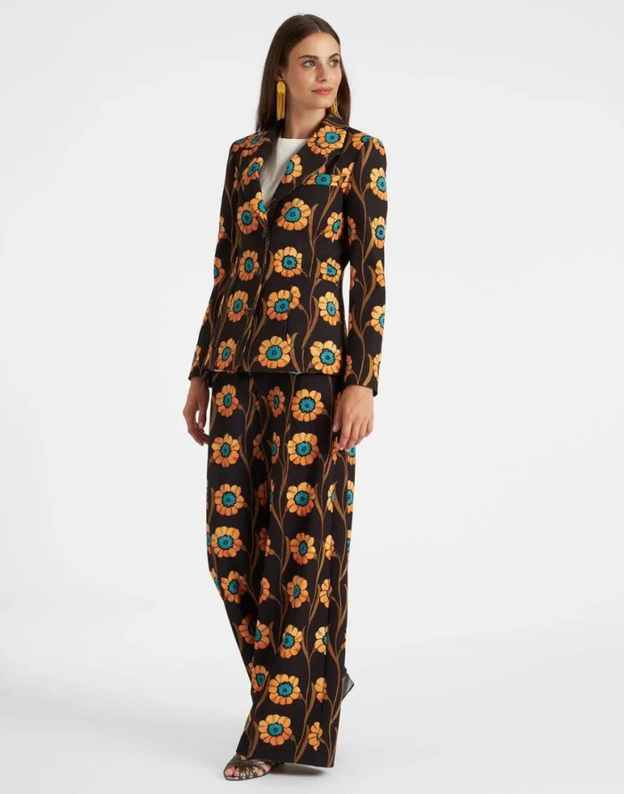 Ready To Wear Outerwear La Double J 247 Jacket Daisychain Black In Compact Jersey