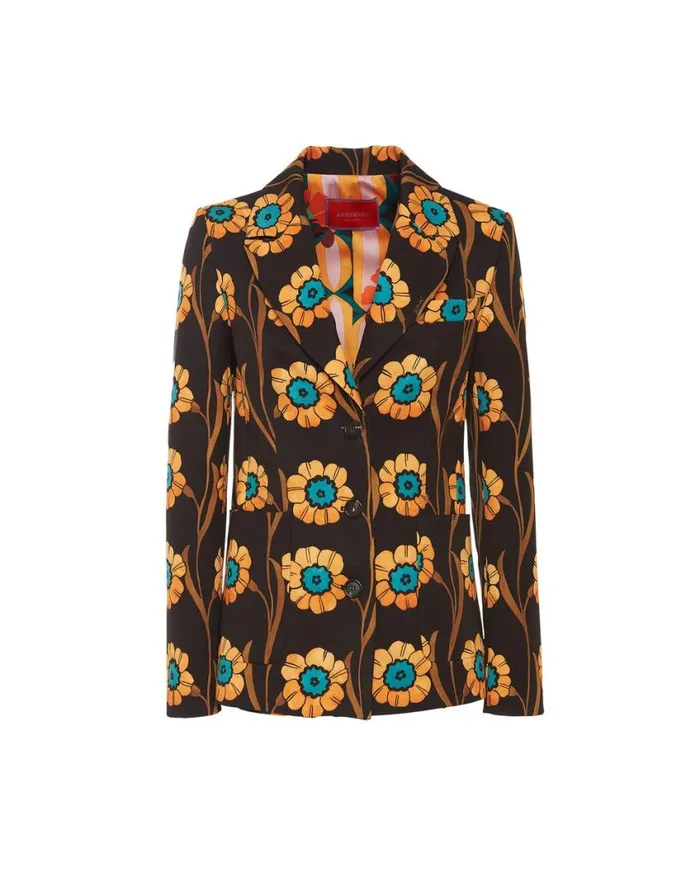 Ready To Wear Outerwear La Double J 247 Jacket Daisychain Black In Compact Jersey Ready To Wear Outerwear La Double J 247 Jacket Daisychain Black In Compact Jersey