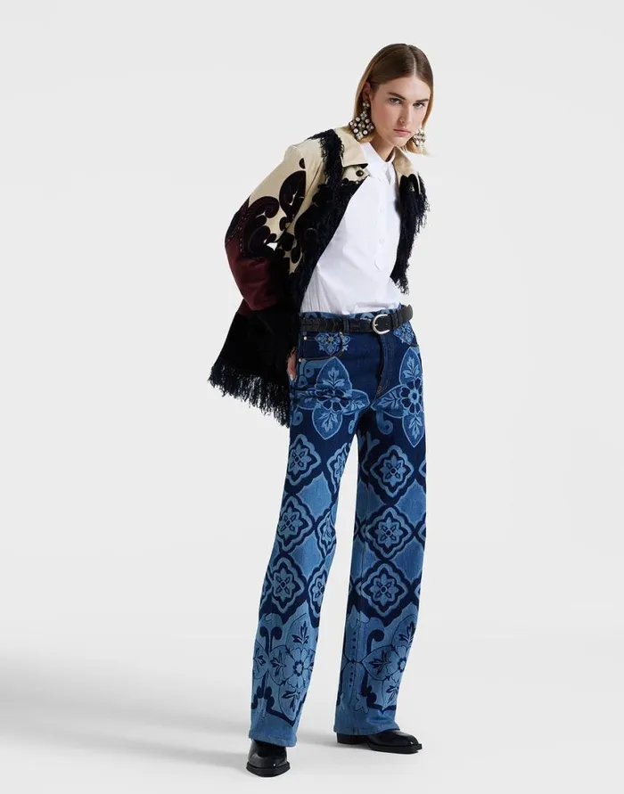 Ready To Wear Outerwear La Double J Bonanza Jacket Corsini Place Cream In Cotton Velvet With Fringes Ready To Wear Outerwear La Double J Bonanza Jacket Corsini Place Cream In Cotton Velvet With Fringes
