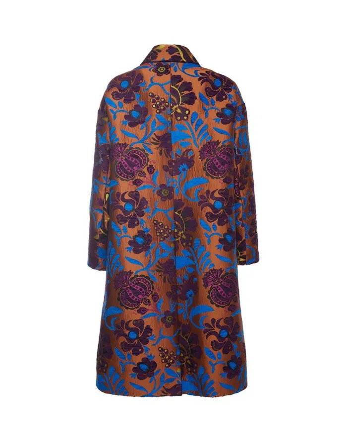Ready To Wear Outerwear La Double J Boxy Coat Jacquard Selva In Jacquard Ready To Wear Outerwear La Double J Boxy Coat Jacquard Selva In Jacquard