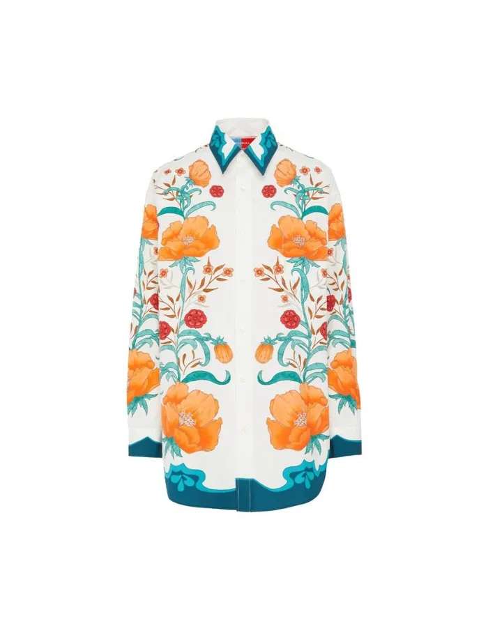Ready To Wear Shirts and Tops La Double J Better Than You Boyfriend039s Shirt Morpheus Place Orange In Summer Poplin Ready To Wear Shirts and Tops La Double J Better Than You Boyfriend039s Shirt Morpheus Place Orange In Summer Poplin