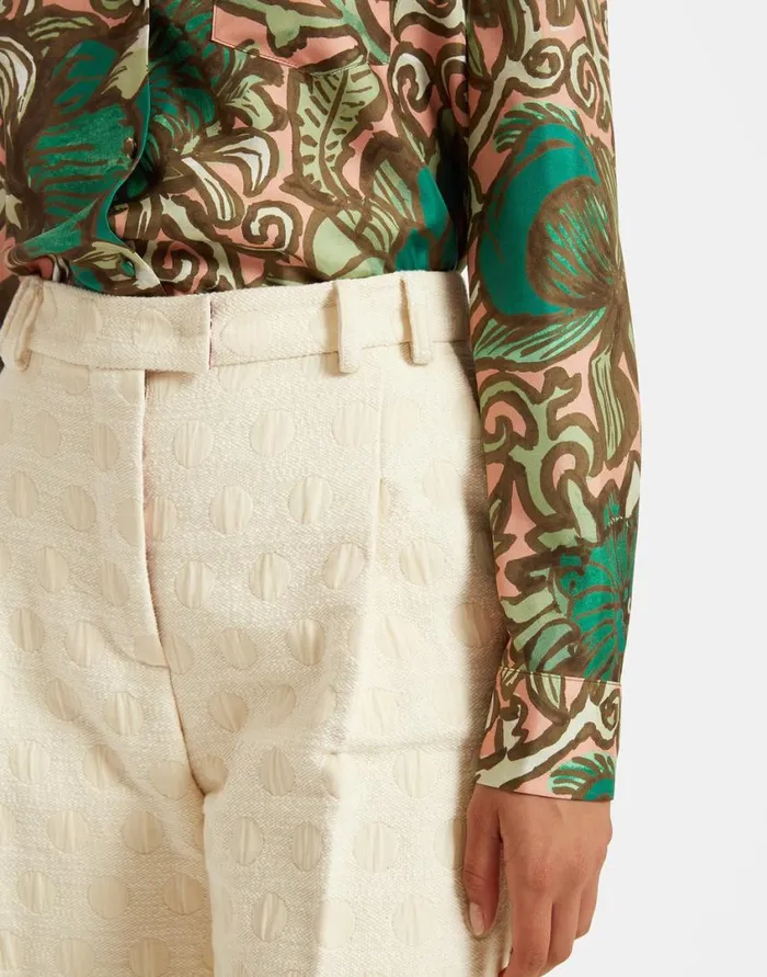 Ready To Wear Shirts and Tops La Double J Boy Shirt Anemone Pink In Twill Silk Ready To Wear Shirts and Tops La Double J Boy Shirt Anemone Pink In Twill Silk