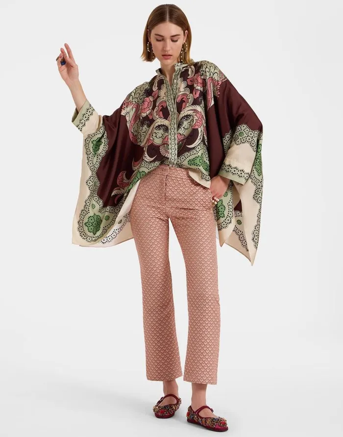 Ready To Wear Shirts and Tops La Double J Foulard Shirt Portal Place Brown In Silk Twill Ready To Wear Shirts and Tops La Double J Foulard Shirt Portal Place Brown In Silk Twill