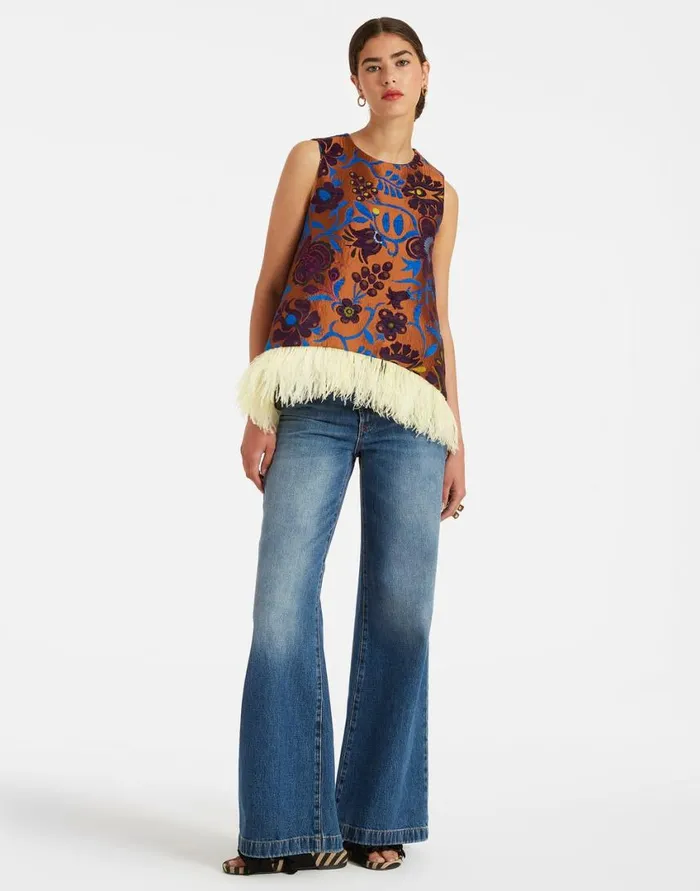 Ready To Wear Shirts and Tops La Double J La Scala Top Jacquard Selva In Jacquard Ready To Wear Shirts and Tops La Double J La Scala Top Jacquard Selva In Jacquard