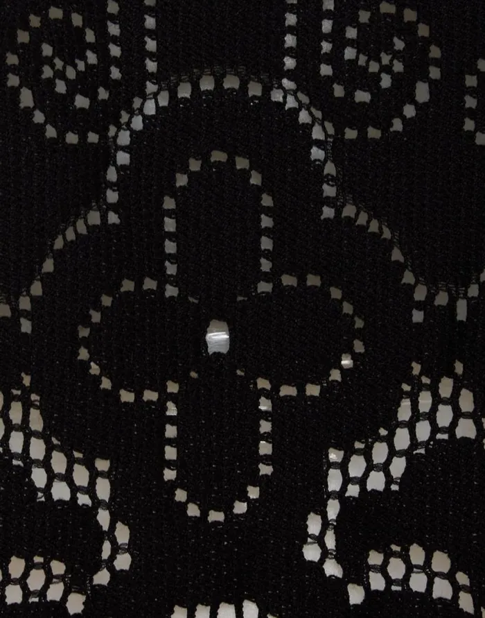 Ready To Wear Shirts and Tops La Double J Lacey Make An Exit Top Solid Black In Embroidered Cotton Ready To Wear Shirts and Tops La Double J Lacey Make An Exit Top Solid Black In Embroidered Cotton