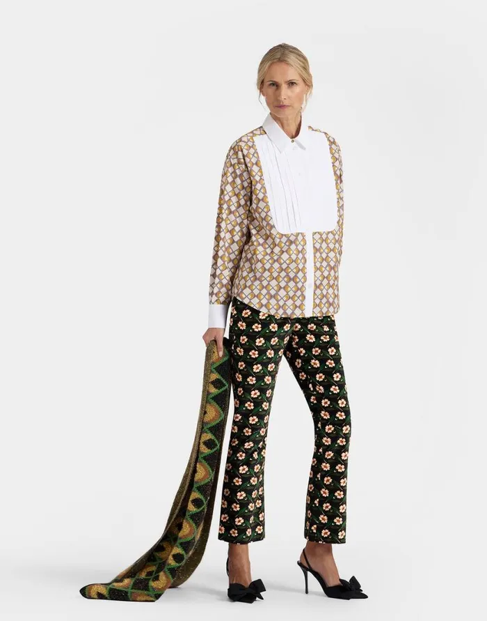 Ready To Wear Shirts and Tops La Double J Peggy Shirt Halflight Micro Cream In Poplin Cotton Ready To Wear Shirts and Tops La Double J Peggy Shirt Halflight Micro Cream In Poplin Cotton