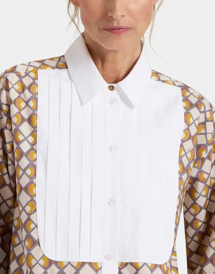 Ready To Wear Shirts and Tops La Double J Peggy Shirt Halflight Micro Cream In Poplin Cotton Ready To Wear Shirts and Tops La Double J Peggy Shirt Halflight Micro Cream In Poplin Cotton