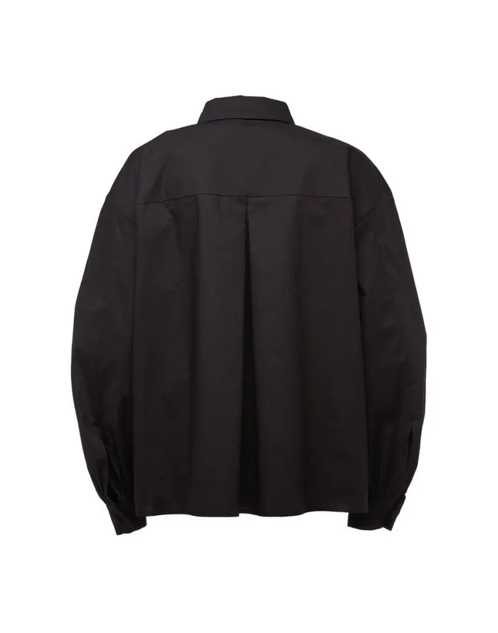 Ready To Wear Shirts and Tops La Double J Poet Shirt Solid Black In Cotton Poplin Ready To Wear Shirts and Tops La Double J Poet Shirt Solid Black In Cotton Poplin