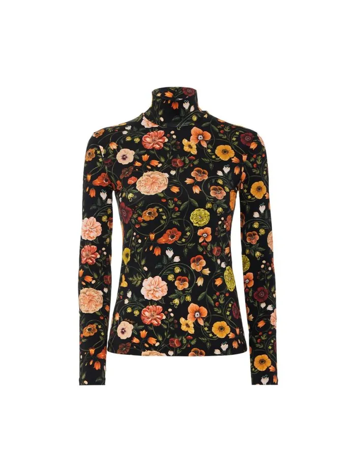 Ready To Wear Shirts and Tops La Double J Turtleneck Botticelli Black In Skinny Jersey Ready To Wear Shirts and Tops La Double J Turtleneck Botticelli Black In Skinny Jersey
