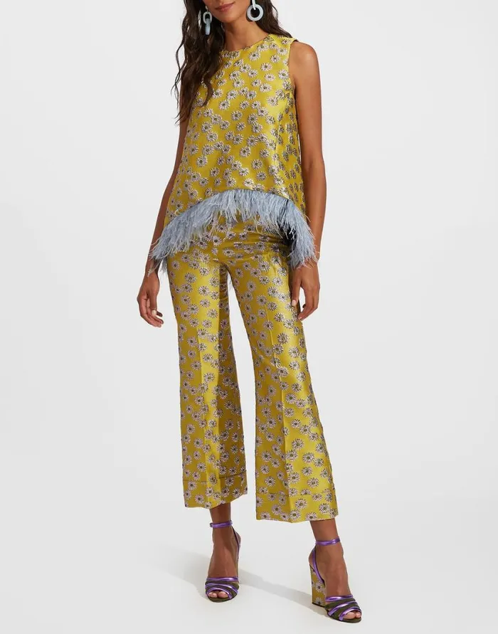 Ready To Wear Shorts and Pants La Double J Hendrix Pants Margarita In Jacquard