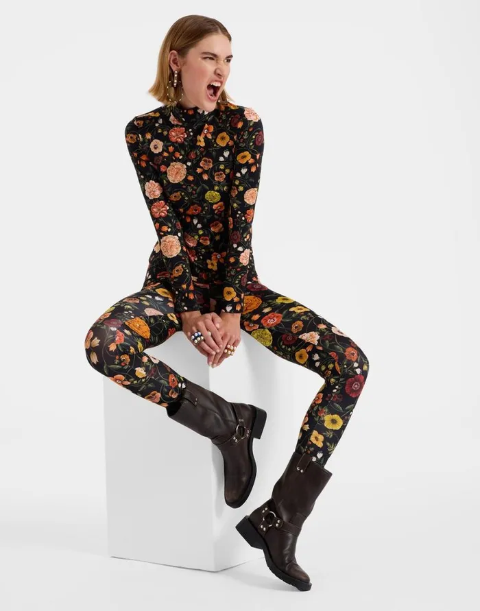 Ready To Wear Shorts and Pants La Double J Leggings Botticelli Black In Skinny Jersey