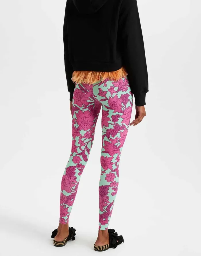 Ready To Wear Shorts and Pants La Double J Leggings Lilium Purple In Skinny Jersey Ready To Wear Shorts and Pants La Double J Leggings Lilium Purple In Skinny Jersey