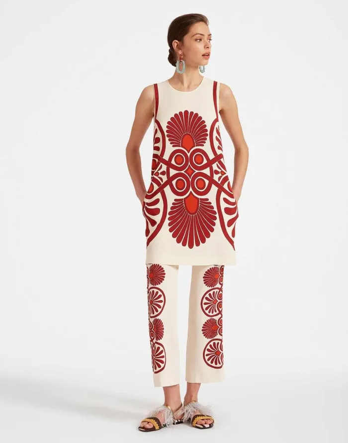 Ready To Wear Shorts and Pants La Double J Stretch Pants Medallion Place Cream In Envers Satin Ready To Wear Shorts and Pants La Double J Stretch Pants Medallion Place Cream In Envers Satin