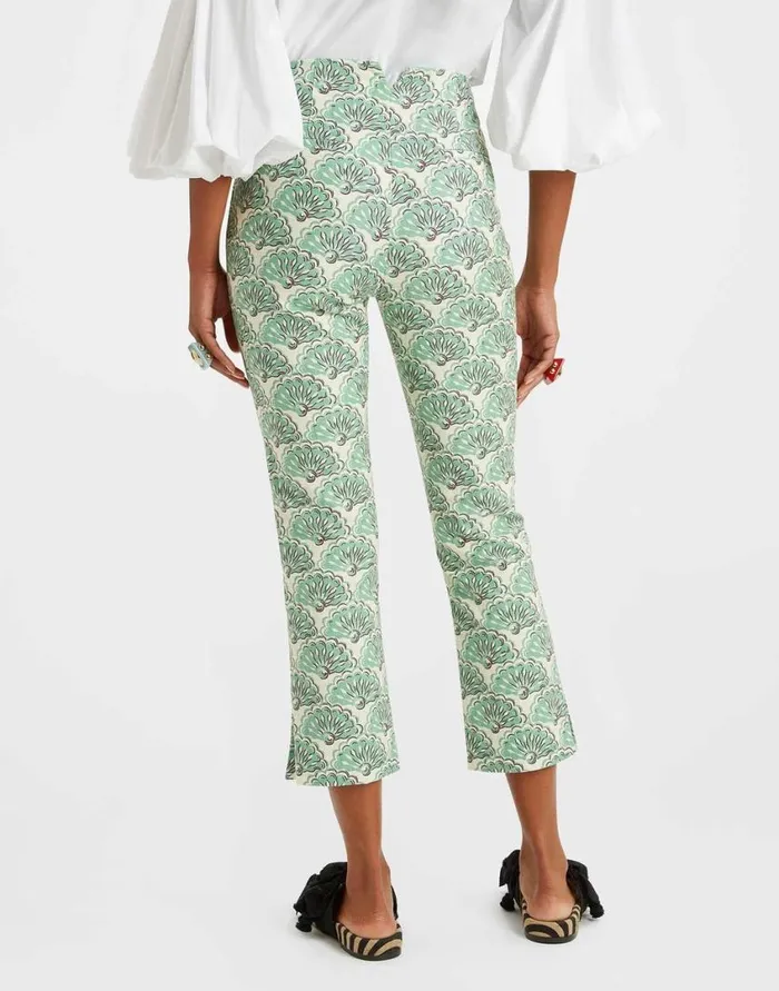 Ready To Wear Shorts and Pants La Double J Torero Pants Fans Mint In Shot Cotton Ready To Wear Shorts and Pants La Double J Torero Pants Fans Mint In Shot Cotton