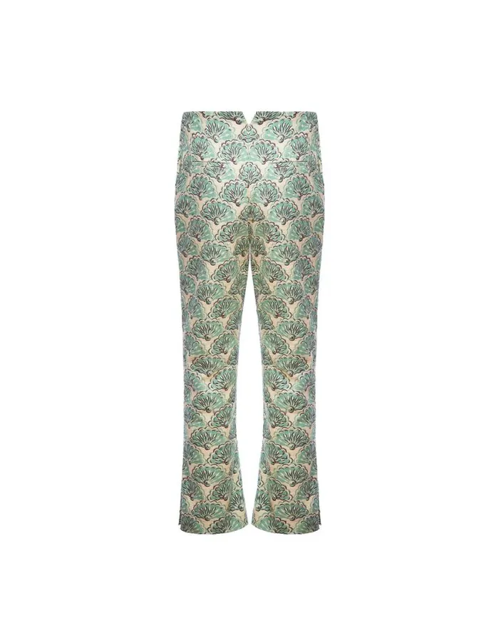 Ready To Wear Shorts and Pants La Double J Torero Pants Fans Mint In Shot Cotton Ready To Wear Shorts and Pants La Double J Torero Pants Fans Mint In Shot Cotton