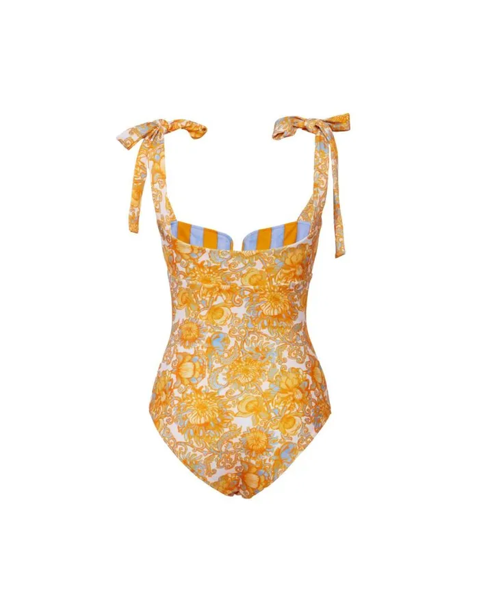 Ready To Wear Swimwear La Double J Barbarella Swimsuit Anemone Small Orange In Lycra Ready To Wear Swimwear La Double J Barbarella Swimsuit Anemone Small Orange In Lycra