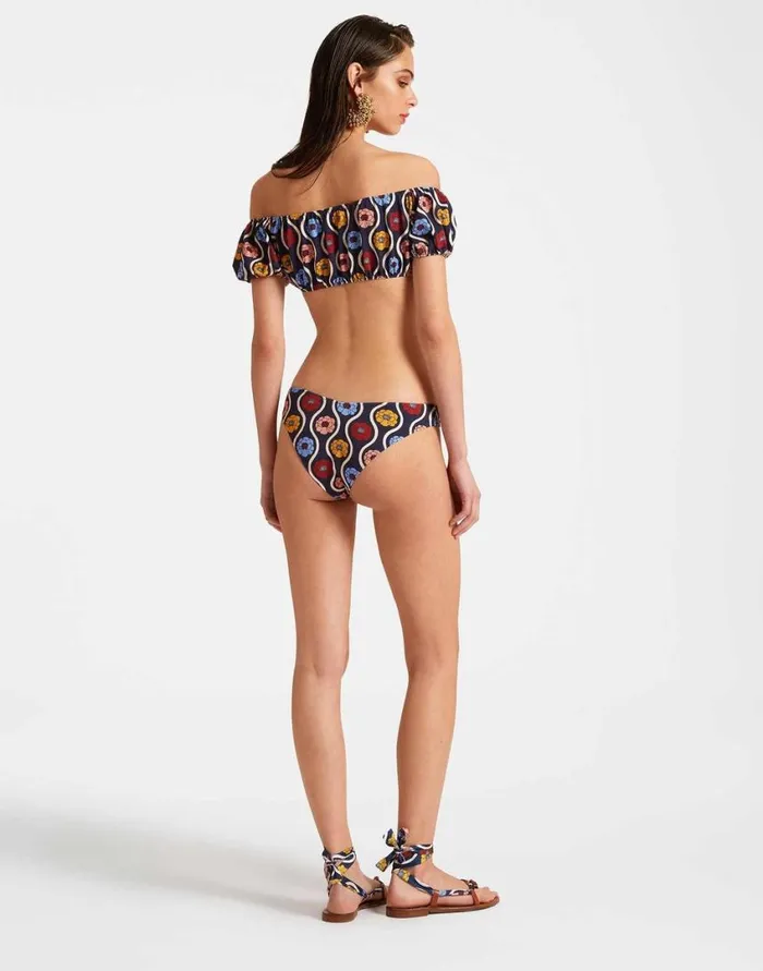 Ready To Wear Swimwear La Double J Mirage Top Whitsun Mini Blue In Piquet Lycra Ready To Wear Swimwear La Double J Mirage Top Whitsun Mini Blue In Piquet Lycra