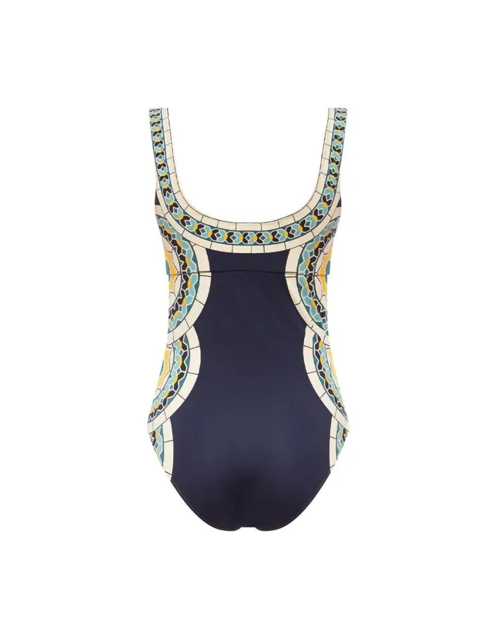 Ready To Wear Swimwear La Double J Sunset Suit Sleeveless Mudejar Place Marigold In Supreme Lycra Ready To Wear Swimwear La Double J Sunset Suit Sleeveless Mudejar Place Marigold In Supreme Lycra