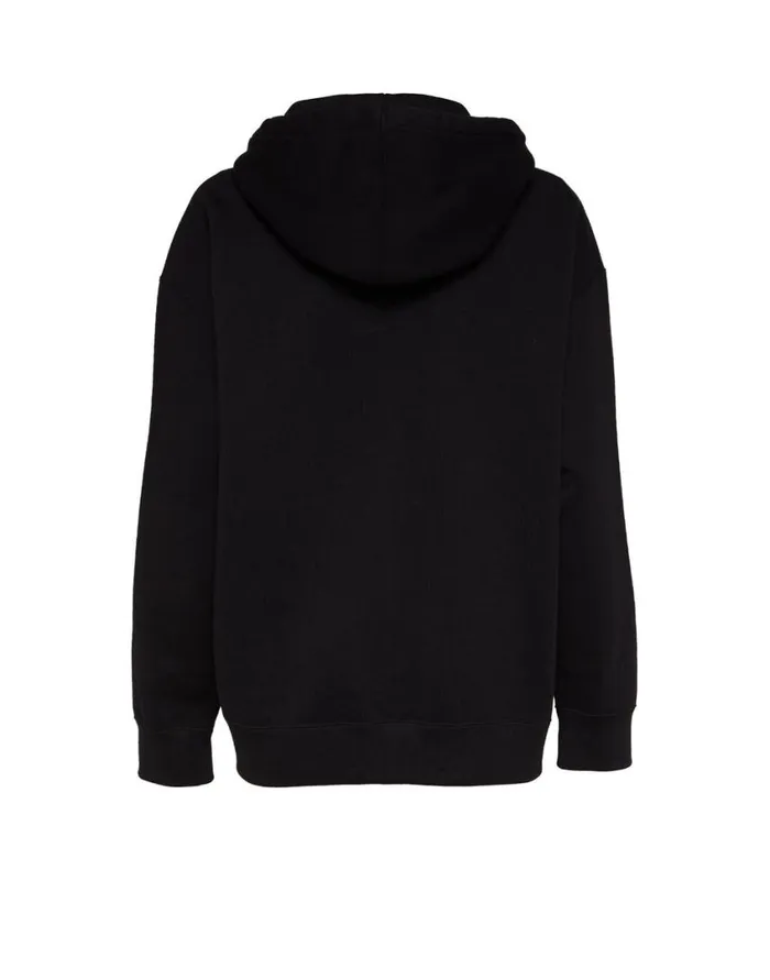 Ready To Wear Tshirts and Sweatshirts La Double J Discman Hoodie Black In Embroidered Jersey Ready To Wear Tshirts and Sweatshirts La Double J Discman Hoodie Black In Embroidered Jersey